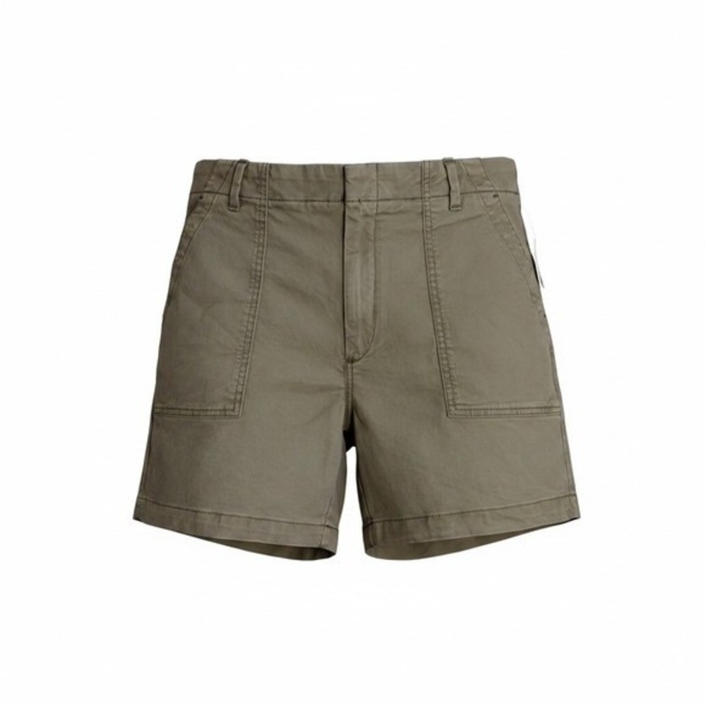 Banana Republic Shorts Womens 14 Green Authentic Chino Utility Short Mid Rise 5" - Picture 1 of 8